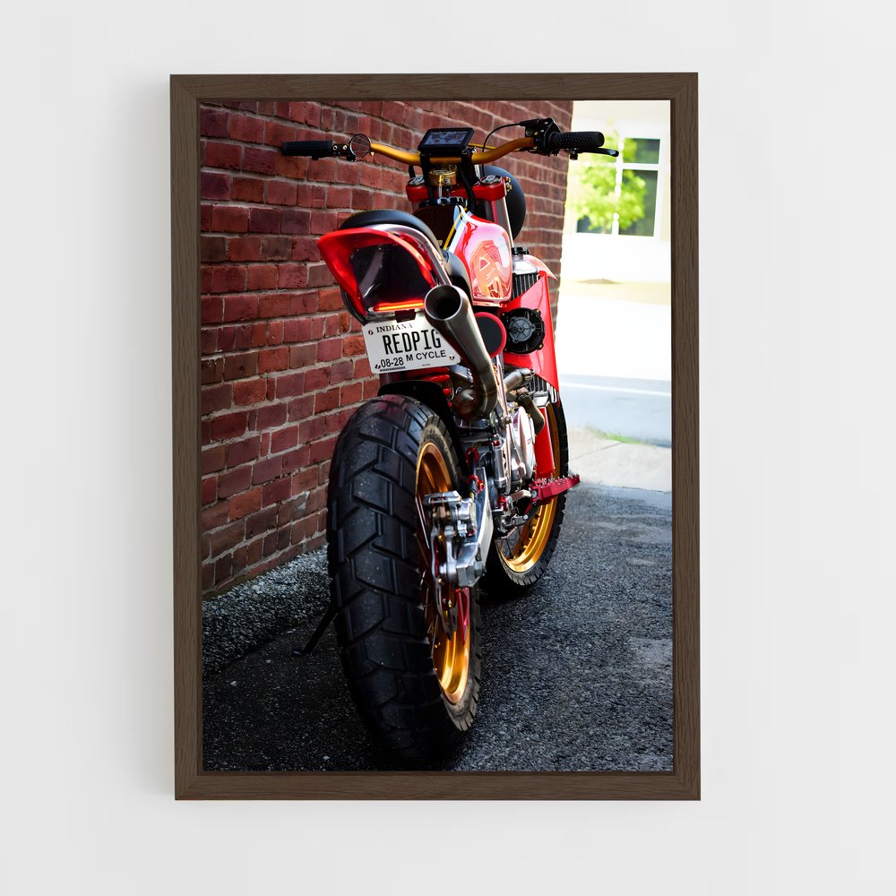 Poster Moto Rouge Urbain – affiche Sherco (vue 5)